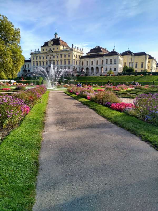 Fountains in Ludwigsburg Palace Gardens