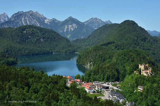 Alpsee near Neuschwanstein Castle