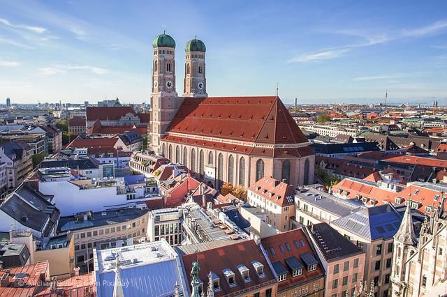 Frauenkirche and the city of Munich