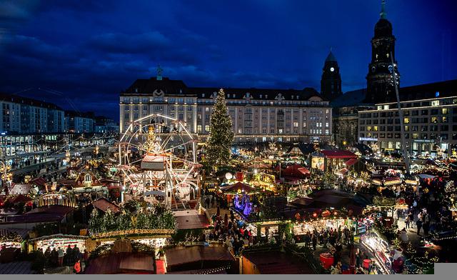 The oldest Christmas Market in Germany, Dresden Saxony