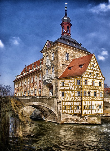 View of Bamberg Altes Rathaus by David Mark