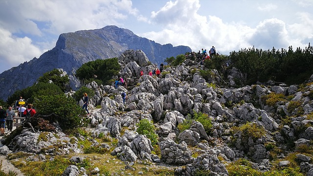 Hiking in the Bavarian Alps near Munich